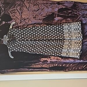 Speechless Baby Doll Summer Dress Size Lrg Color Blk & White EUC